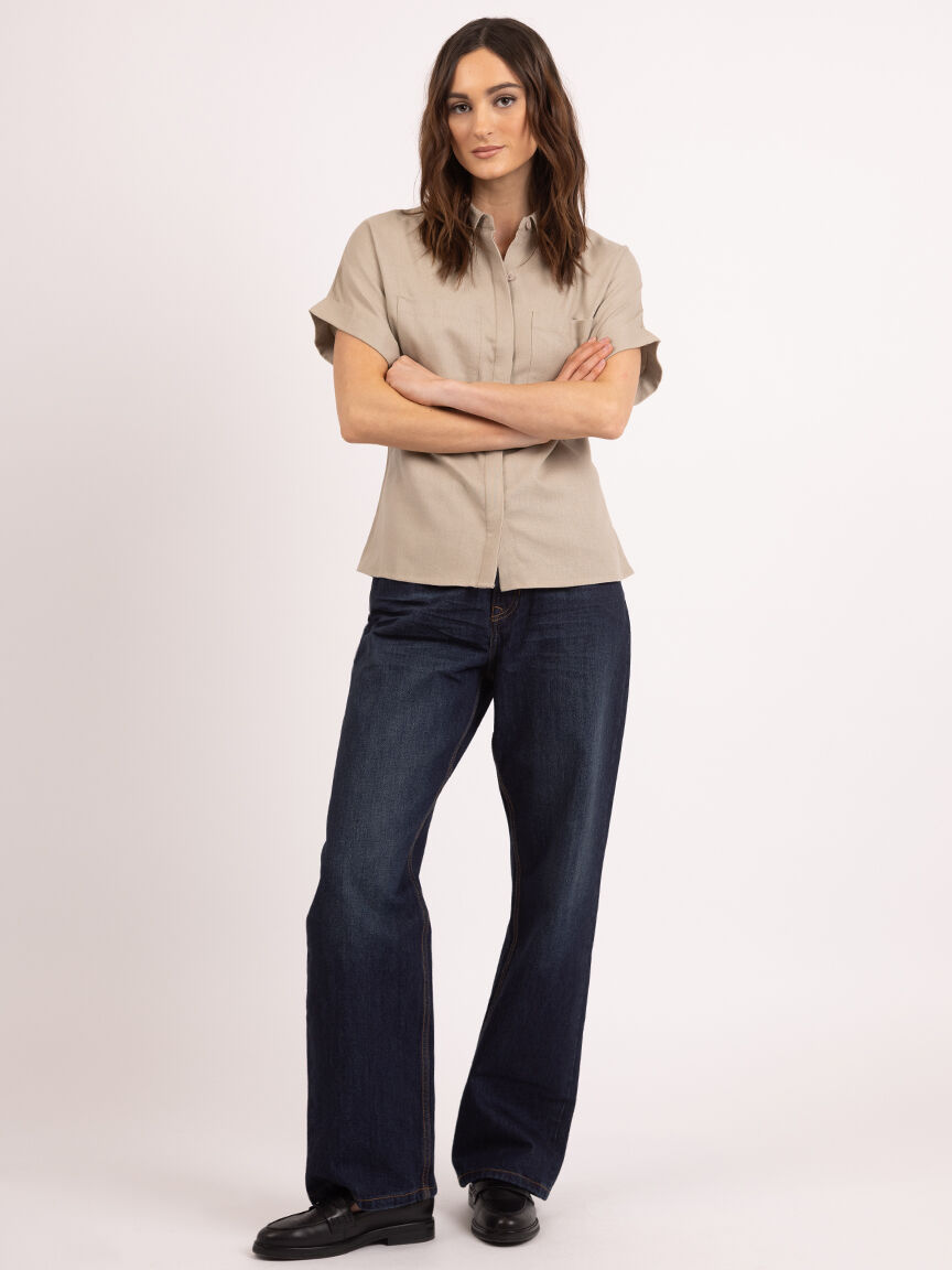 nathalie utility shirt