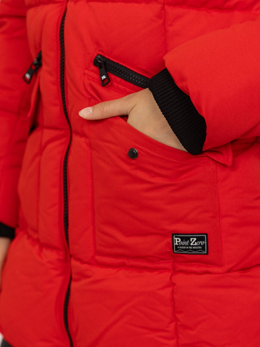 khione quilted parka