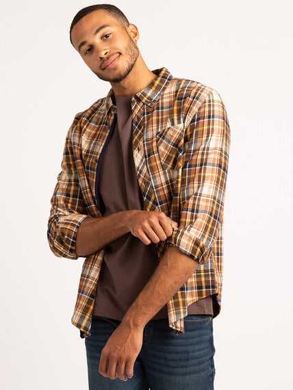 eli flannel button-up shirt Image 2