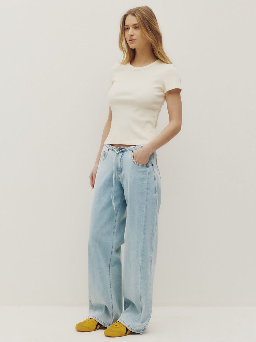 classic rib tee Image 3