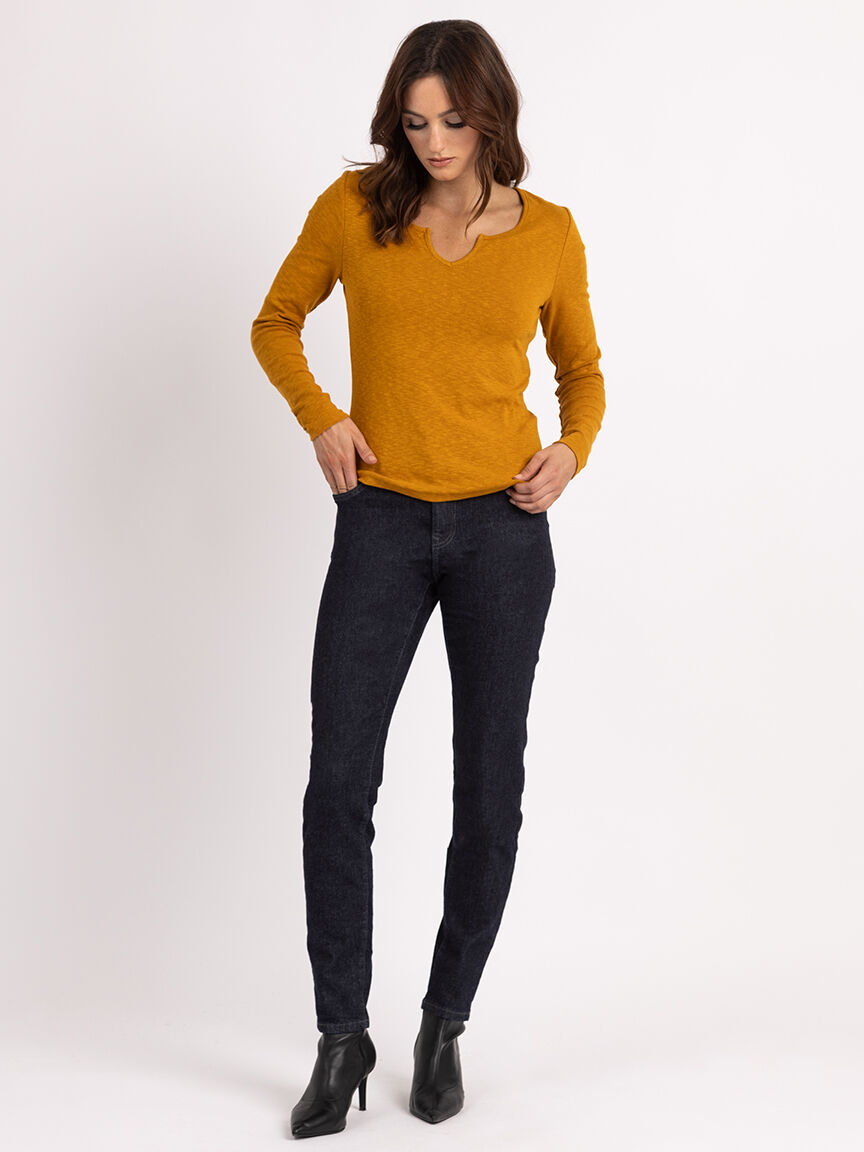 payton notch neck top Image 2