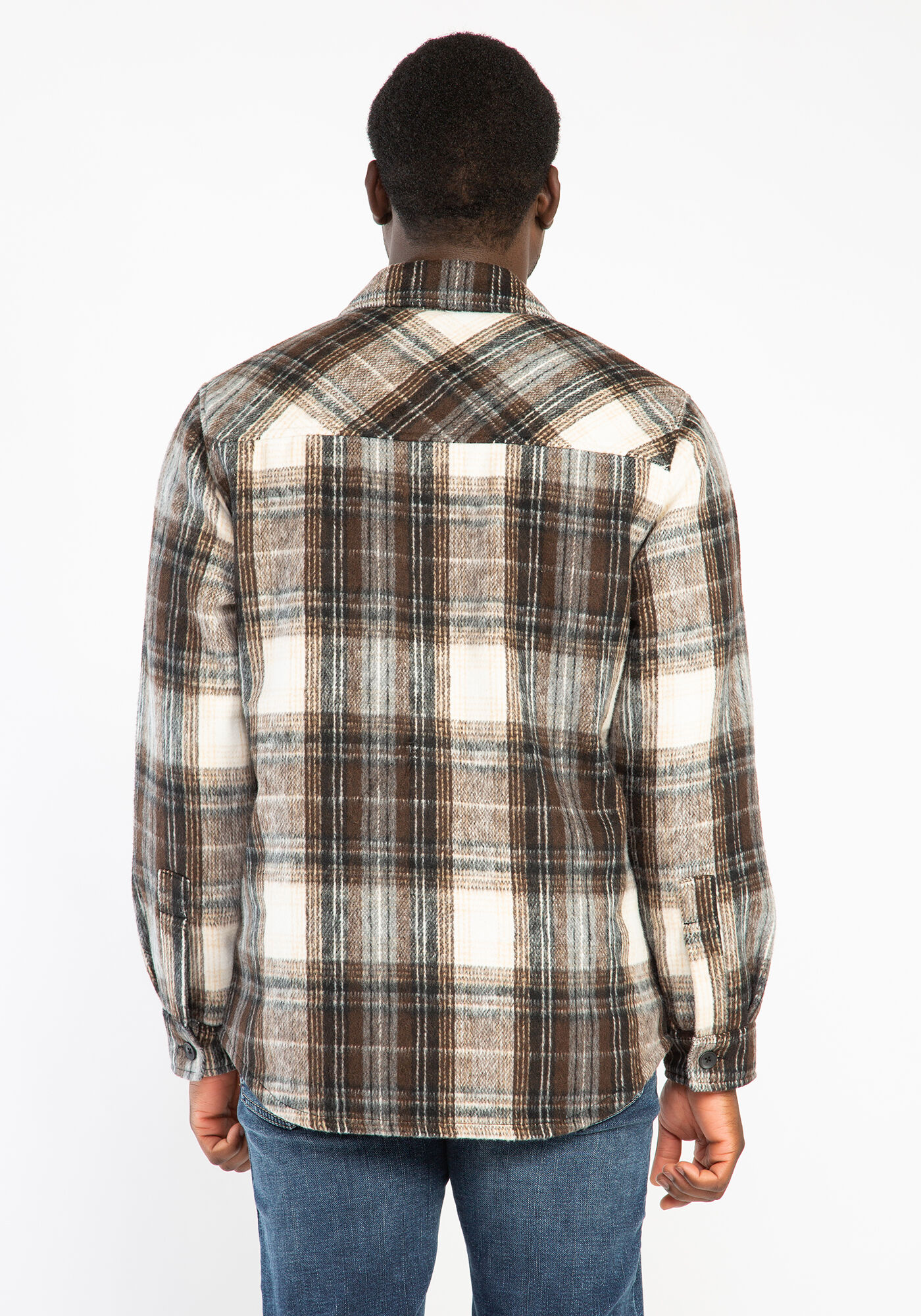 plaid shirt jacket Image 2