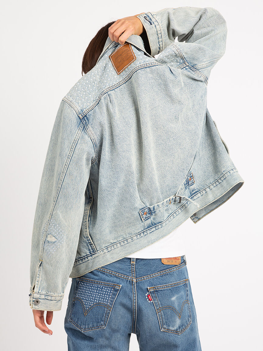 Baggy sport tape trucker levi's deals