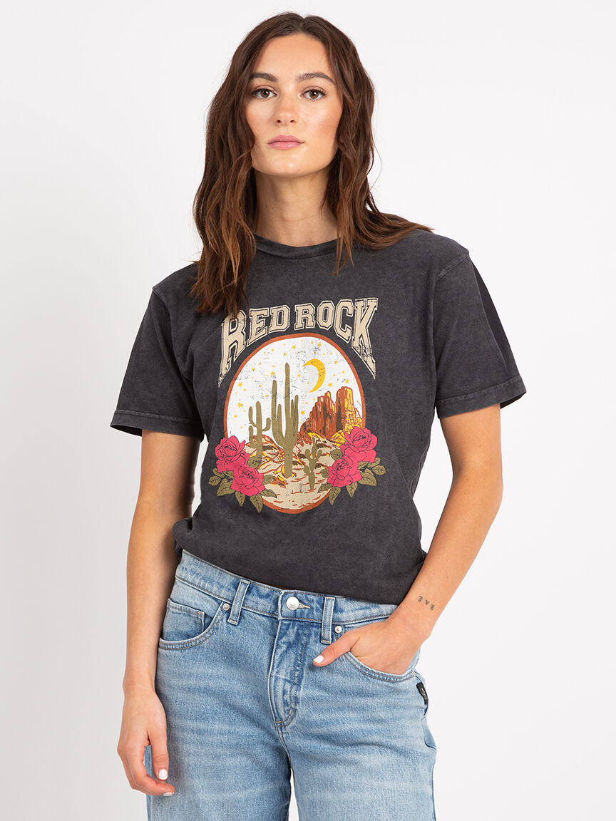 crew neck red rock t-shirt Image 1
