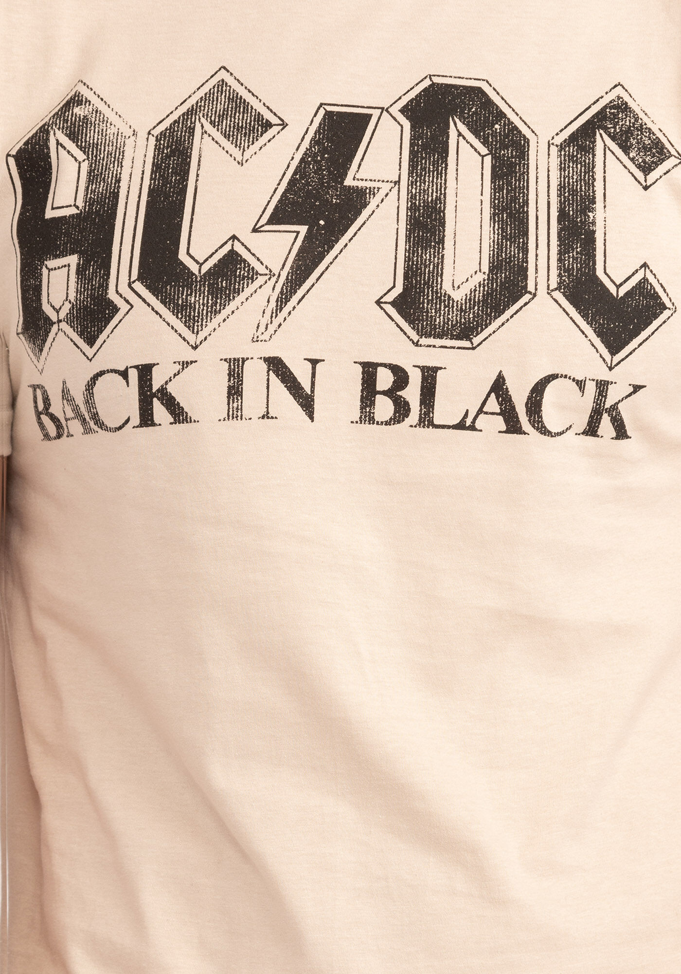 back in black t-shirt Image 6