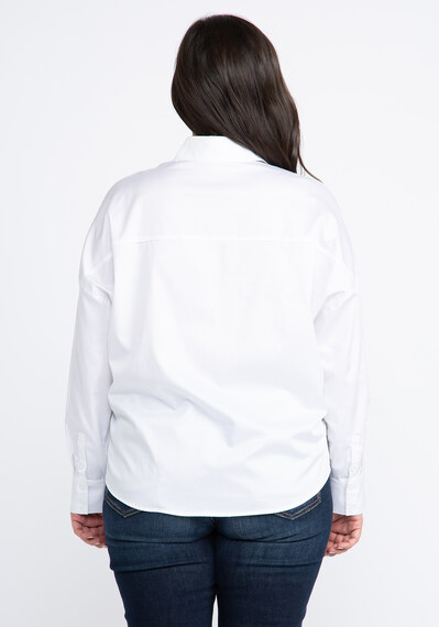 laney button front collared shirt Image 2