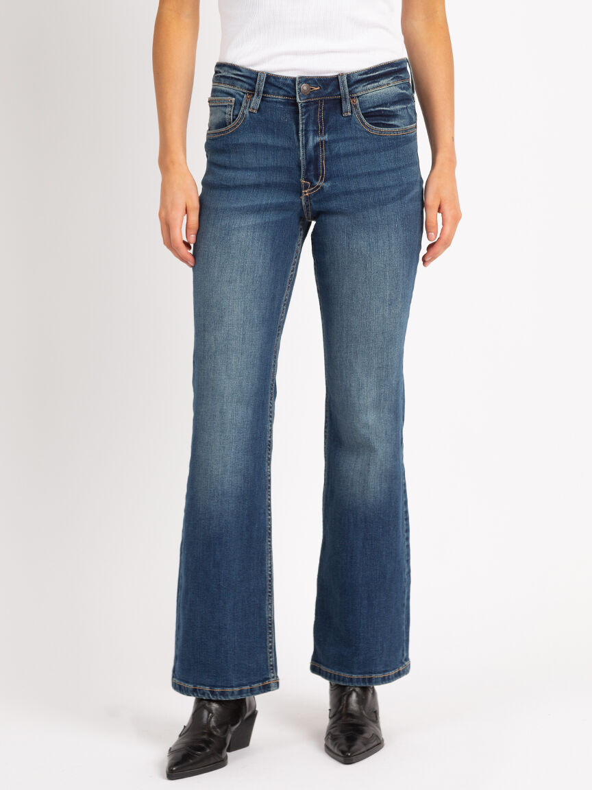 24 Rigid denim 2tuck pants | UNFOLK