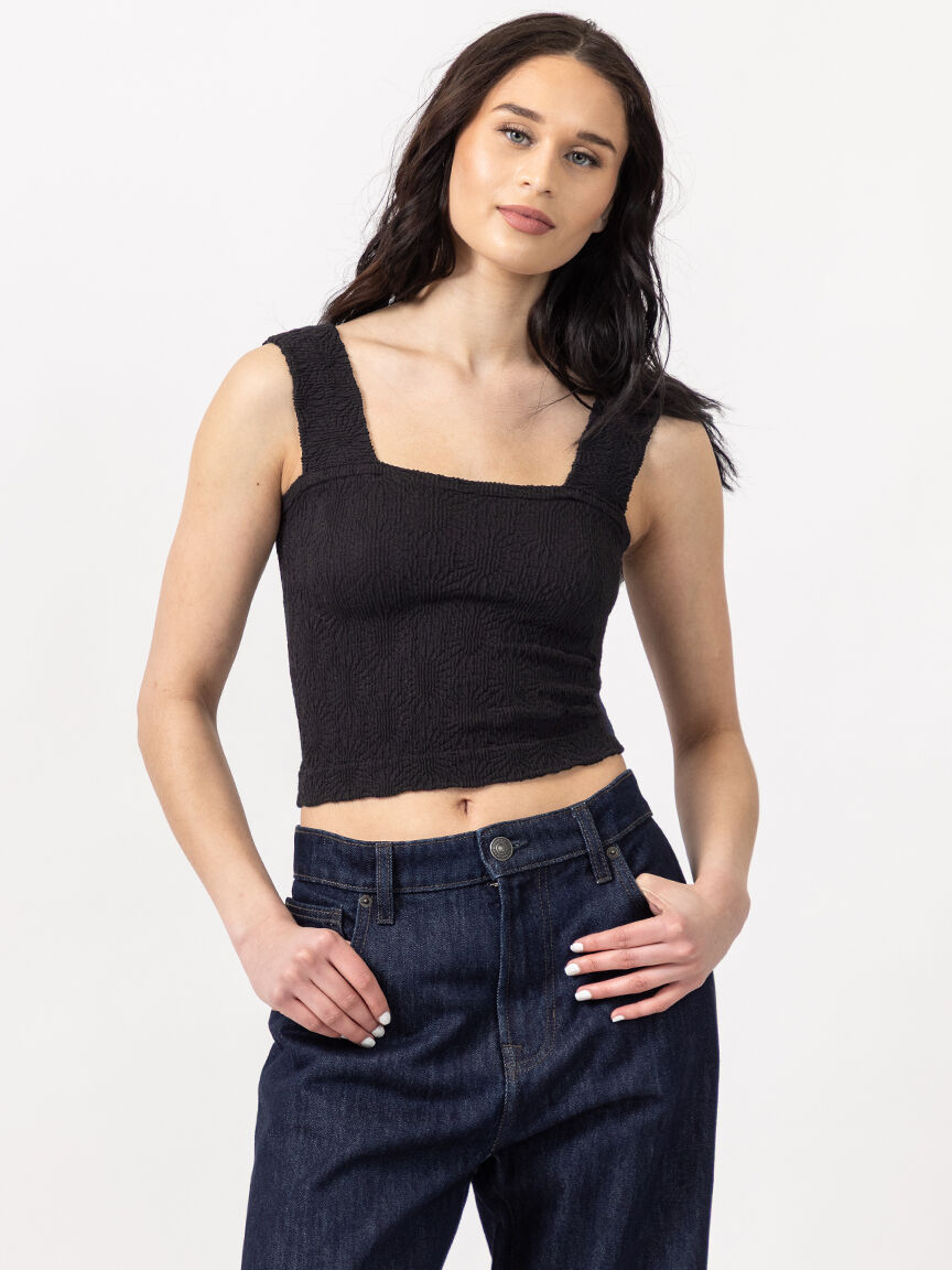 adelina square neck tank