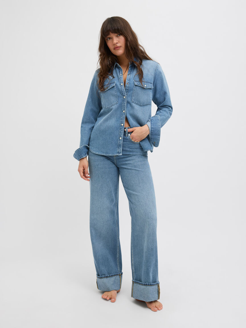 tokyo wide leg jean medium authentic