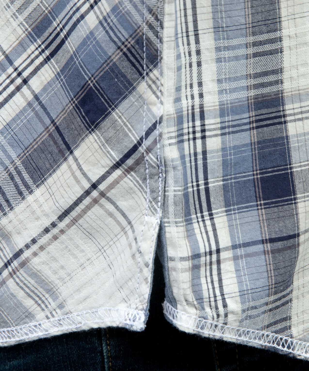 plaid snap front shirt trutch Image 5
