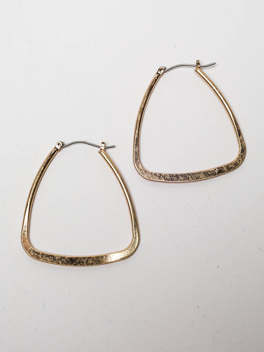 triangle hoop earring Image 1