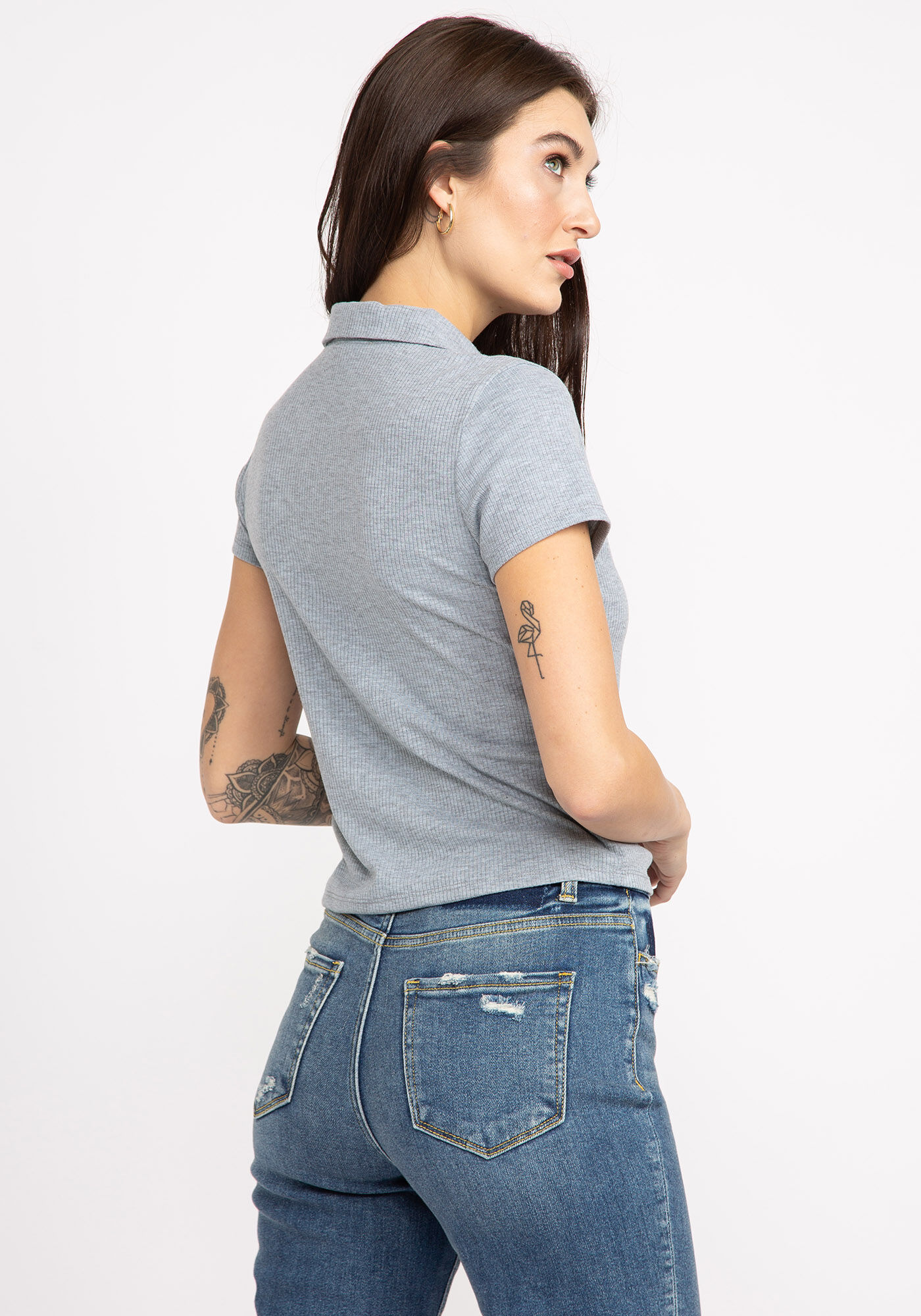 franca johnny collar t-shirt Image 2