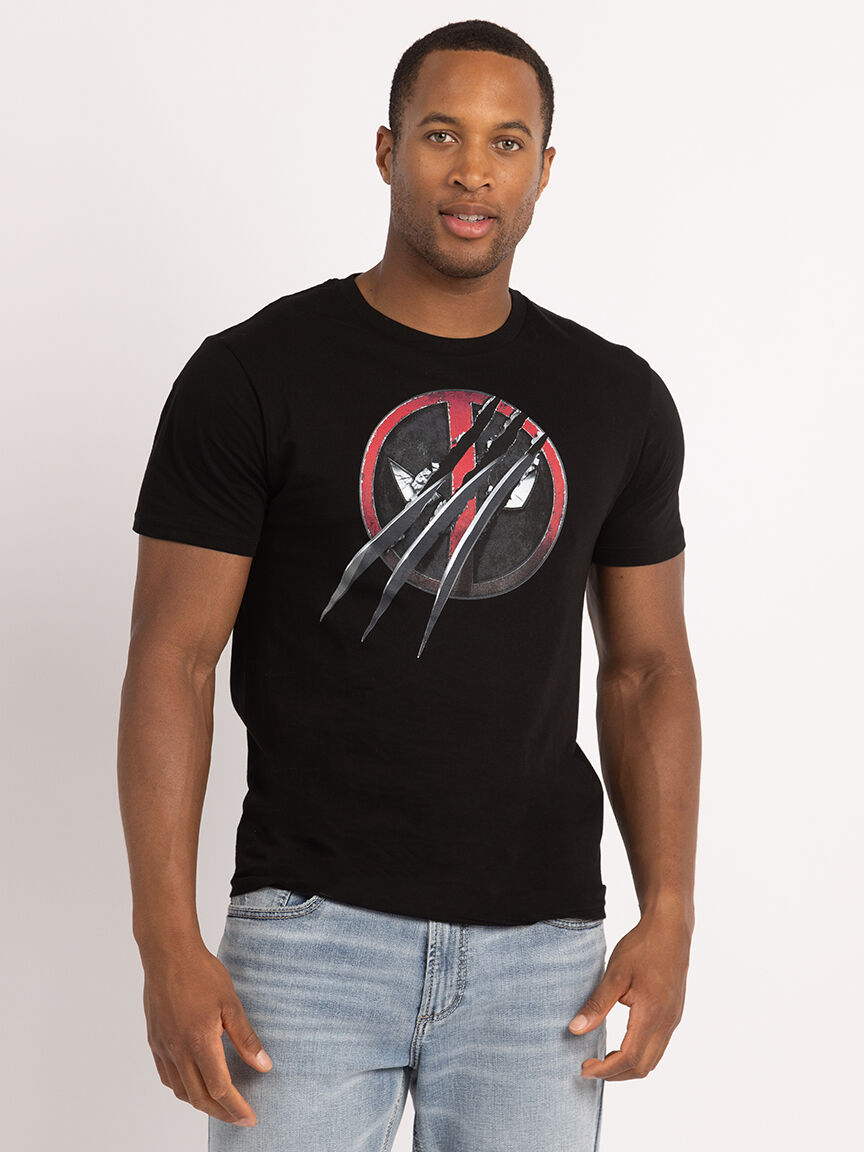 deadpool 3 wolverine claws logo tee Image 2