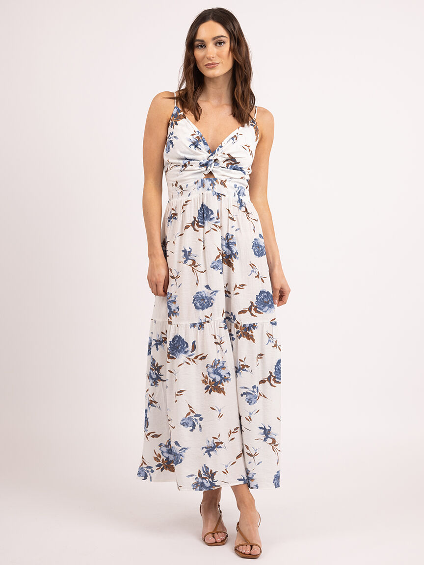 romy vneck maxi dress Image 1