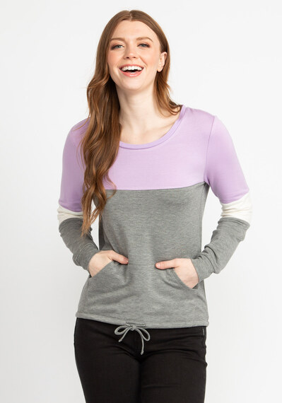 laurie color block sweatshirt Image 1