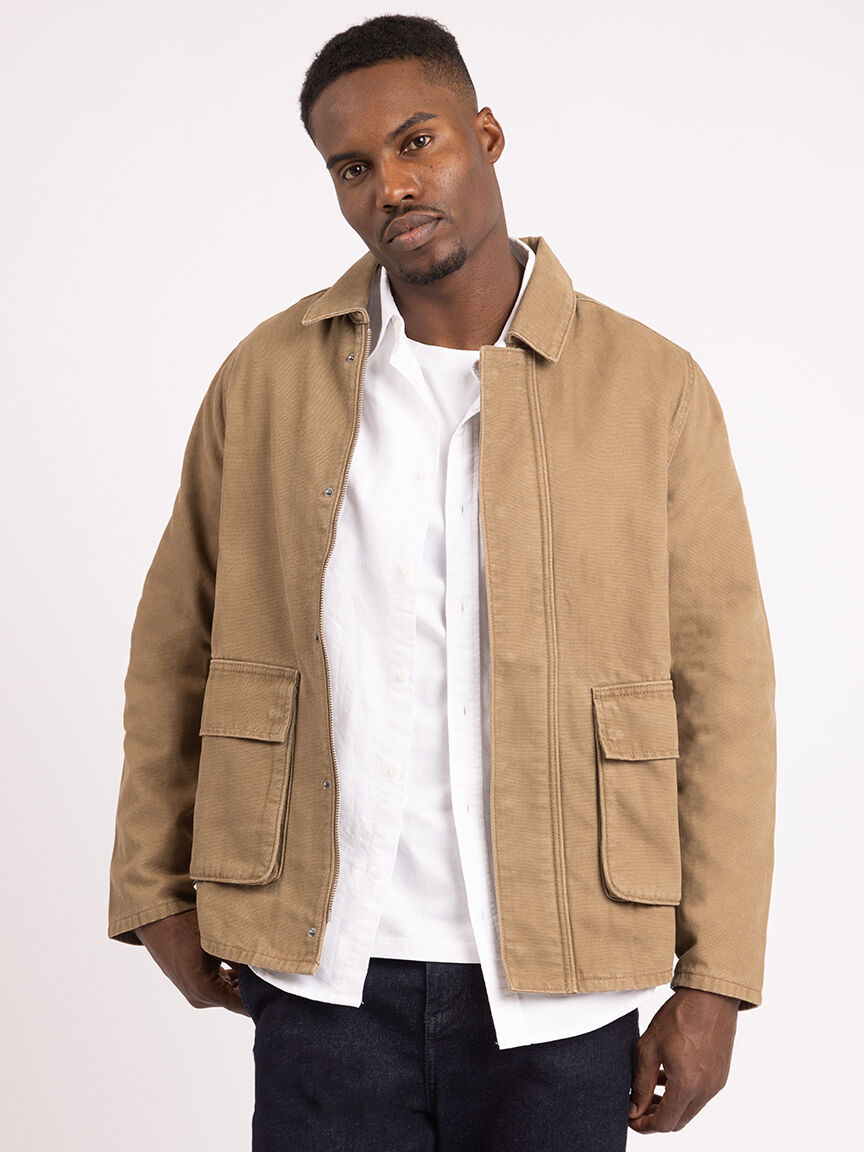 matteo canvas trucker jacket Image 1