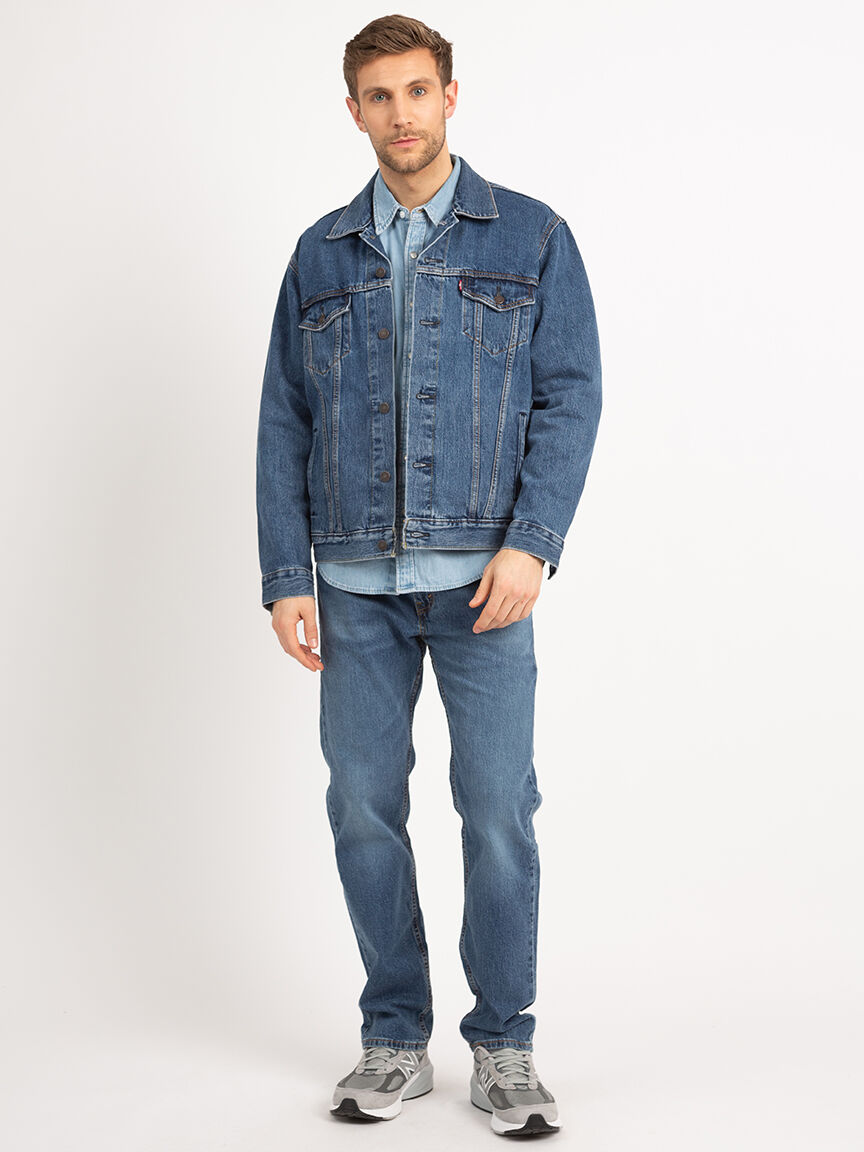 Levi's grey sales denim shirt