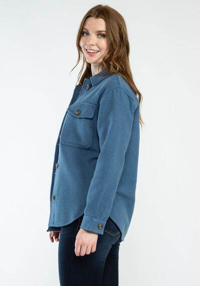 button front shacket Image 3