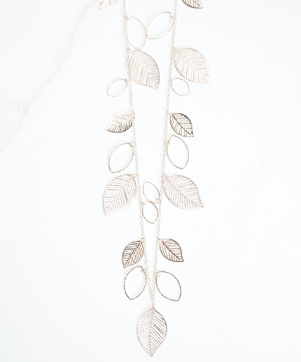 stationed leaf necklace  Image 2