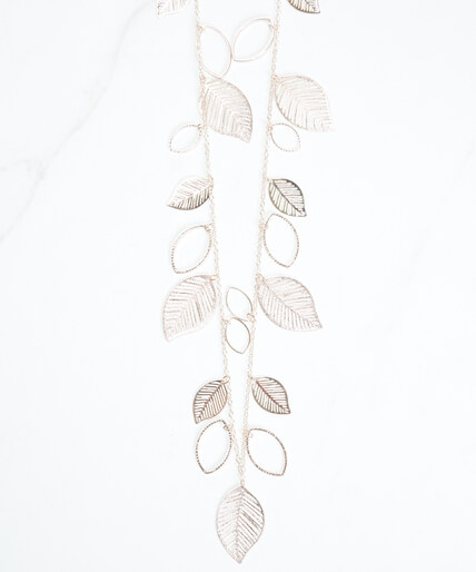 stationed leaf necklace  stationed leaf necklace  Image 2