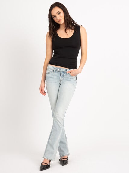 tuesday low rise slim bootcut jeans Image 1
