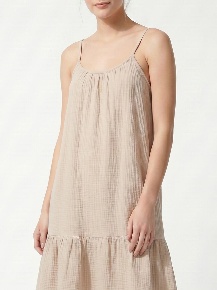 short gauze dress