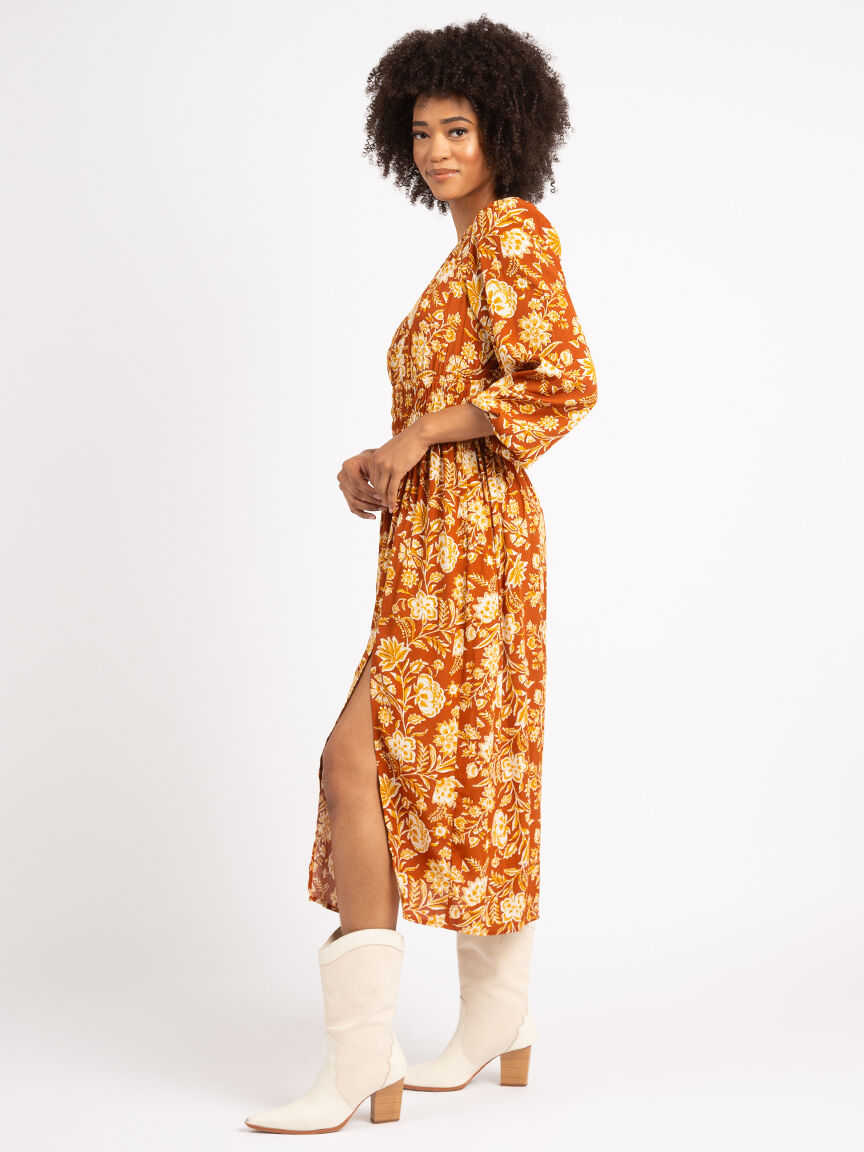 delacour v neck maxi dress Image 2