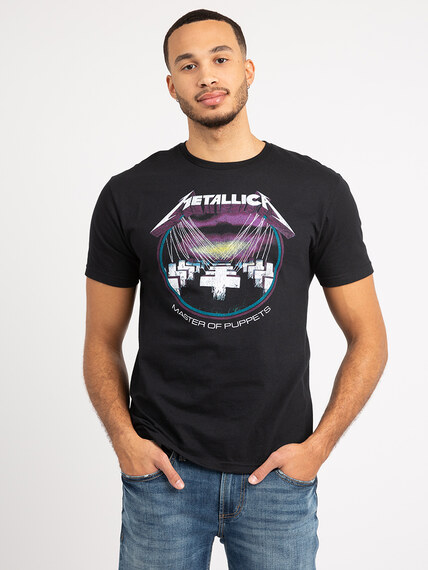 Master of Puppets Graphic Tee Image 4