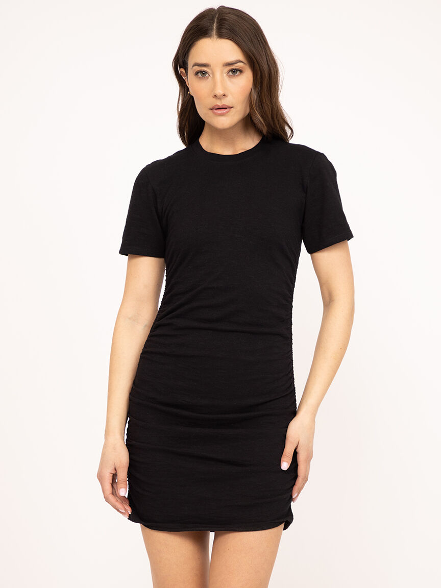 slub jersey t-shirt dress