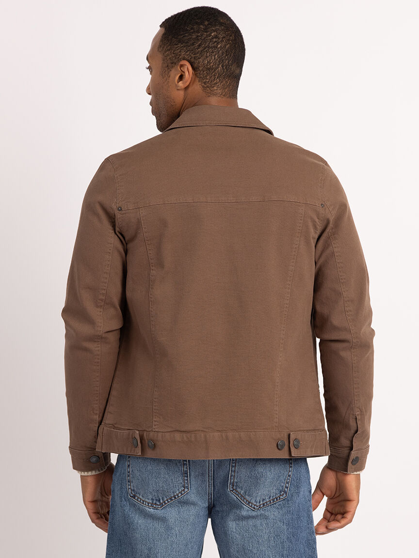 christopher plaid lined trucker jacket Image 3