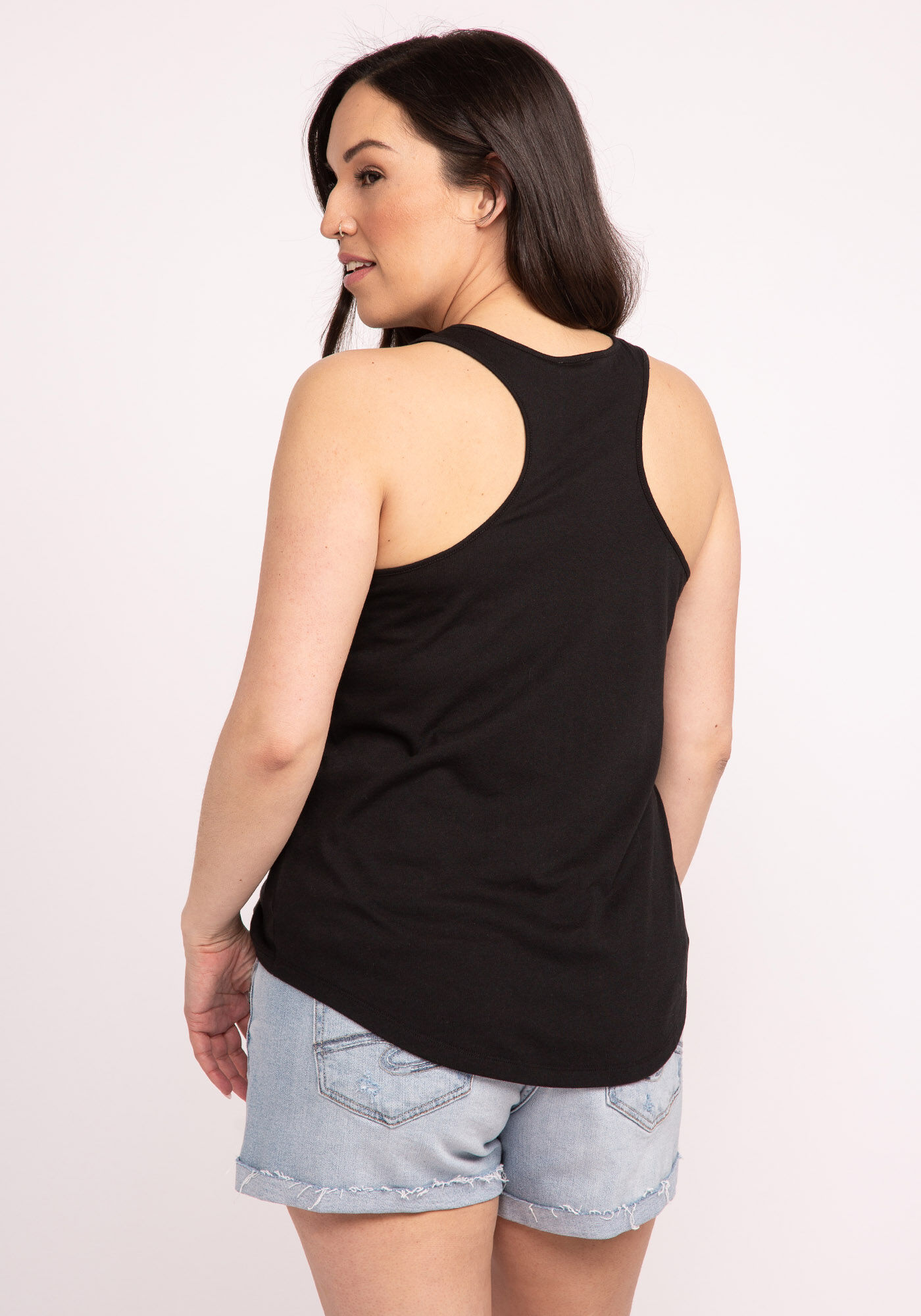 heart basic racerback graphic tank Image 2
