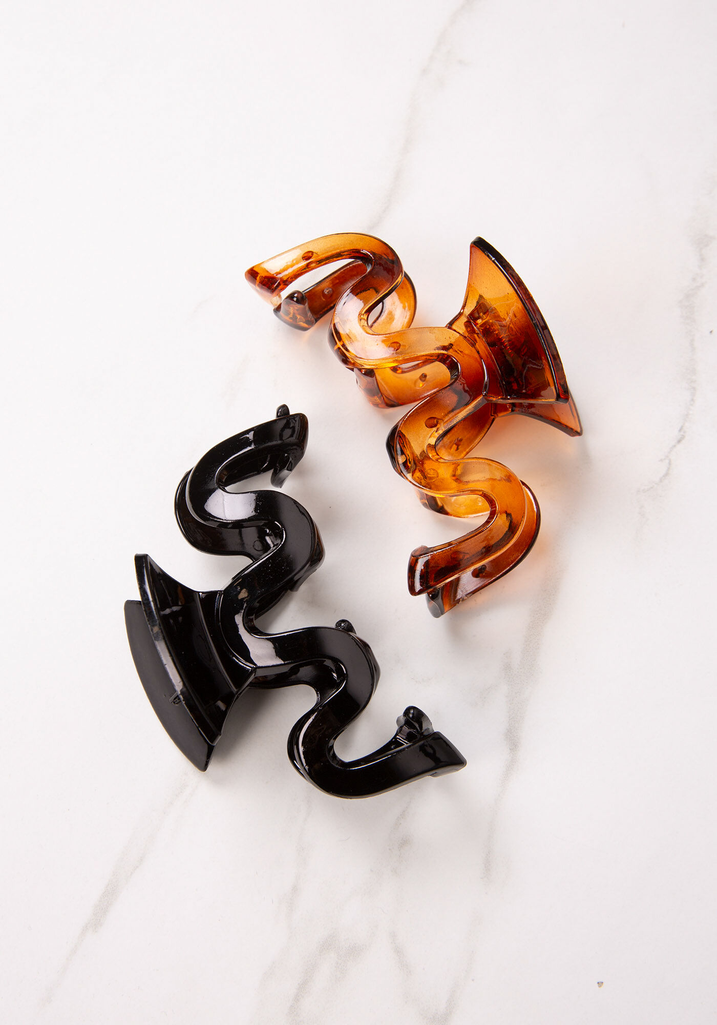 hair 2 pack claw clips Image 1