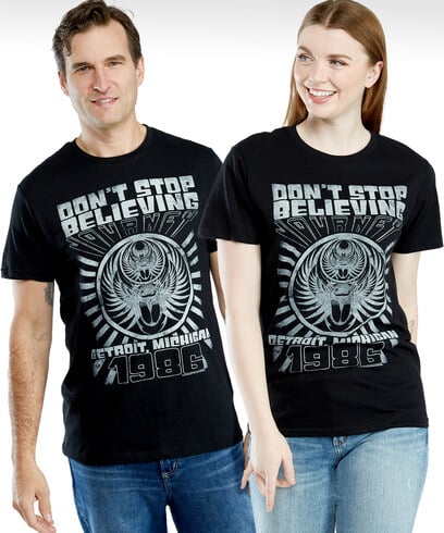 journey don't stop believing unisex graphic tee journey don't stop believing unisex graphic tee