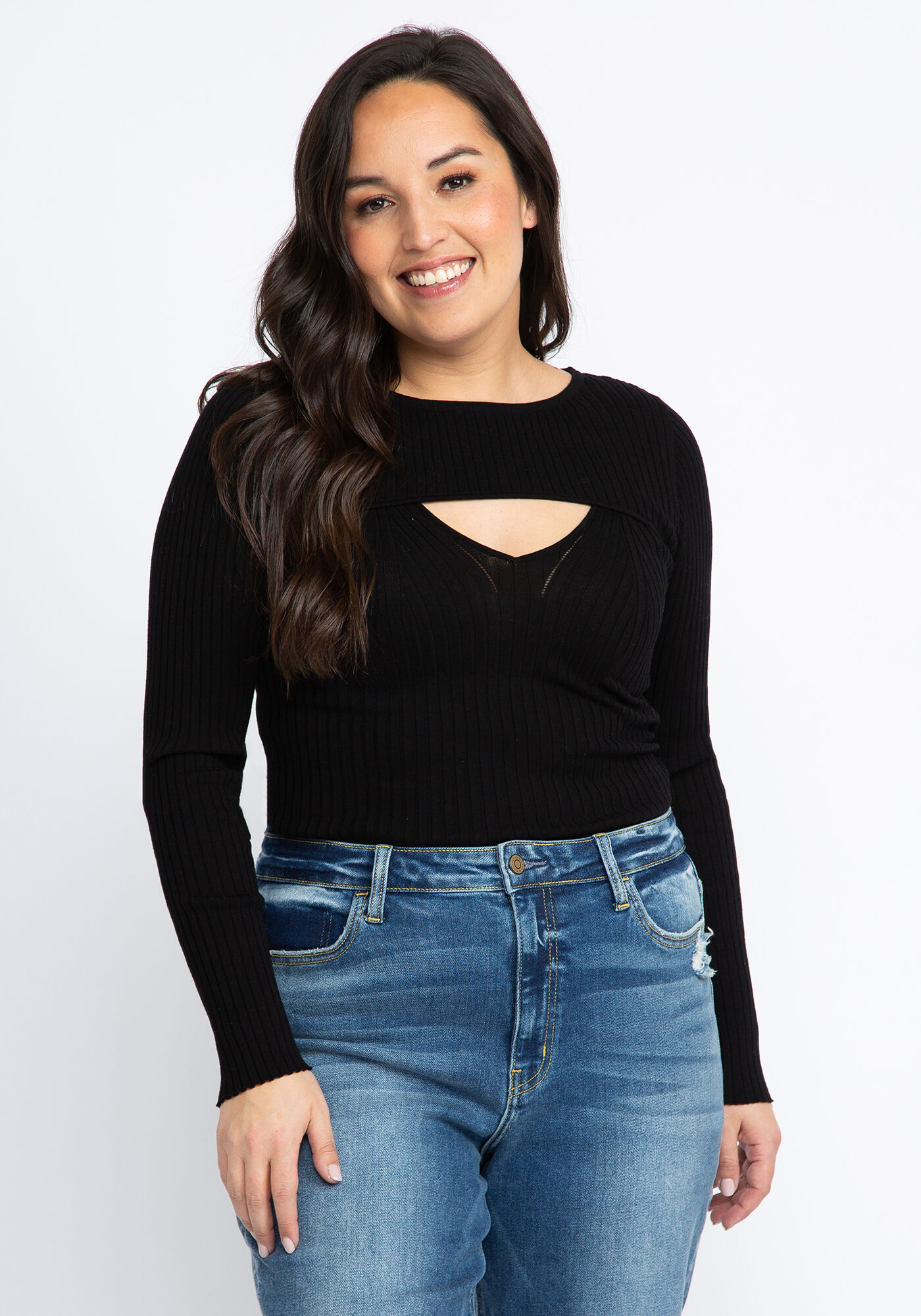 marion cut out sweater Bootlegger 2000006031