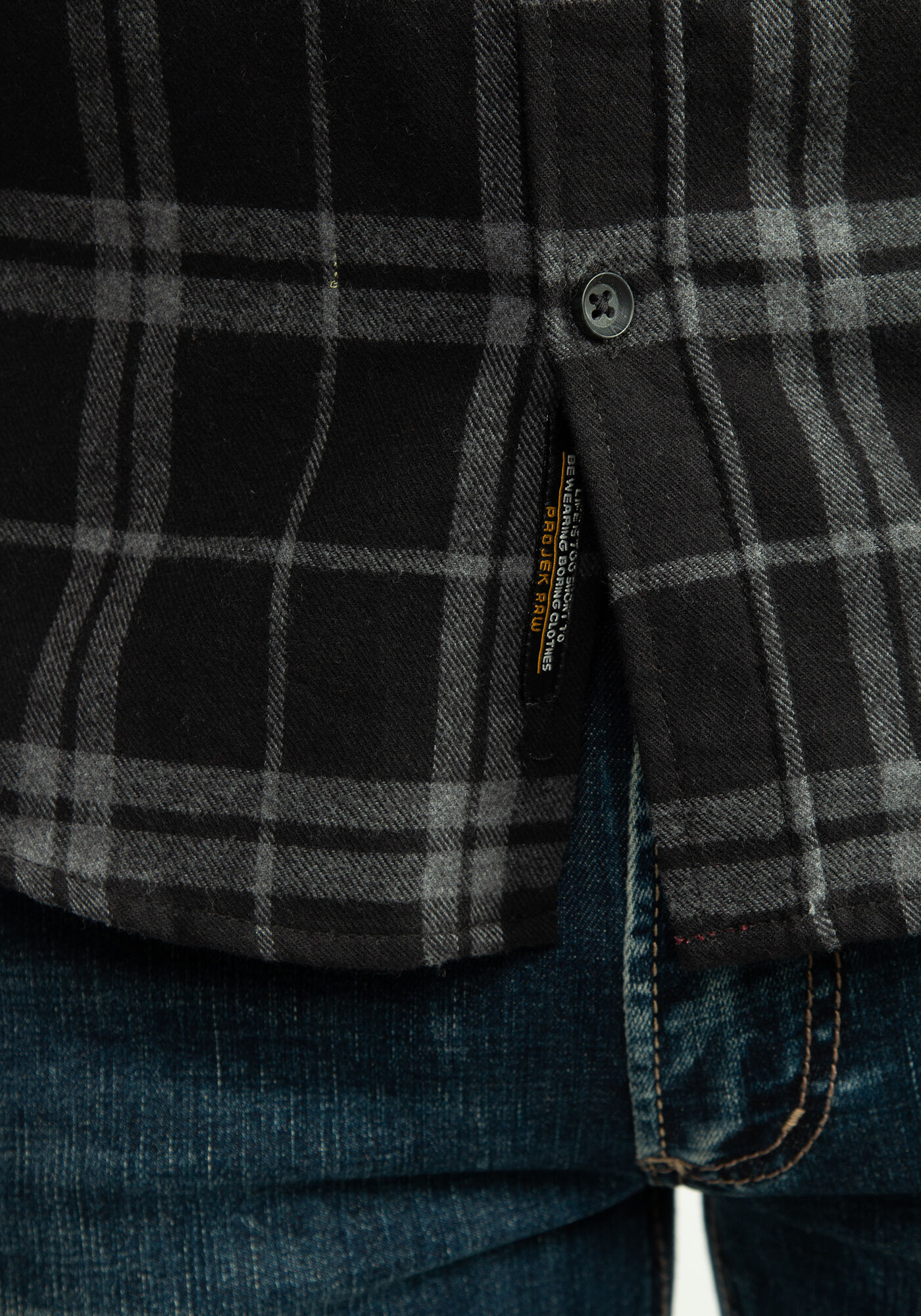 brushed flannel plaid shirt Image 6