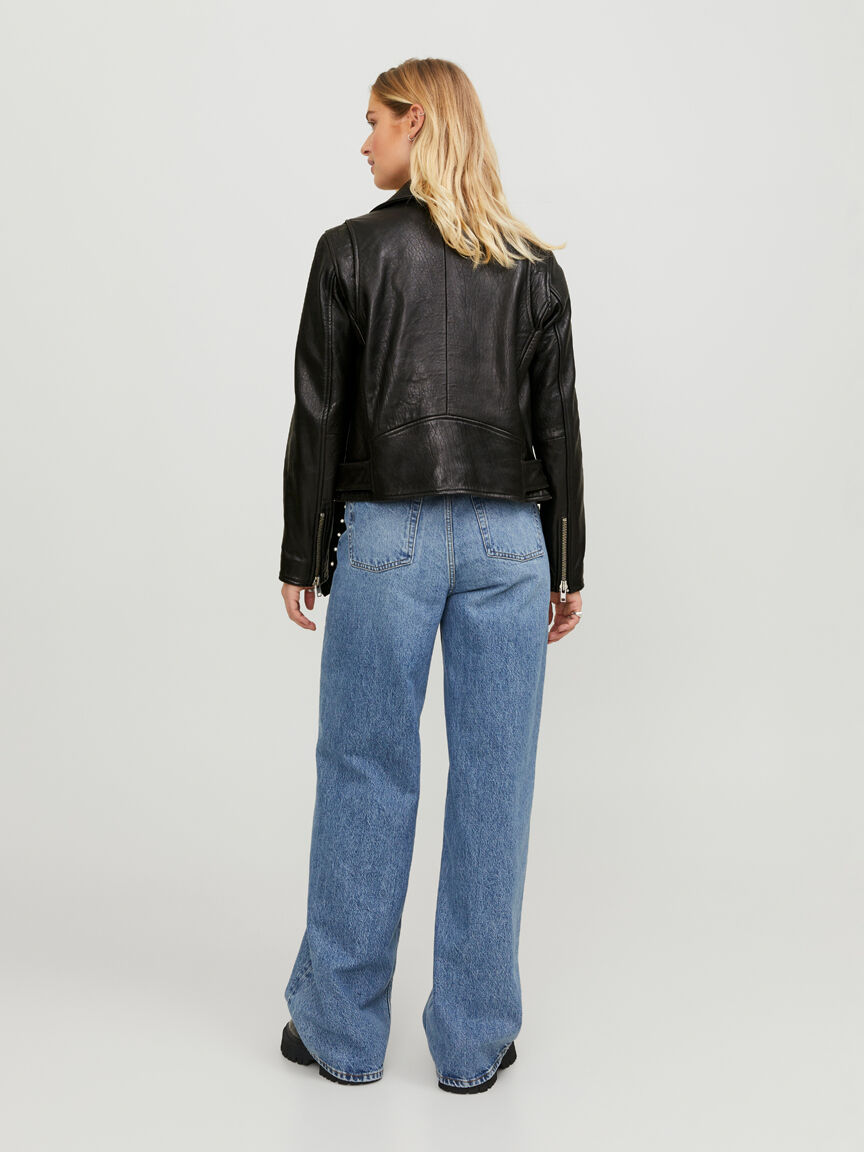 holly leather biker jacket