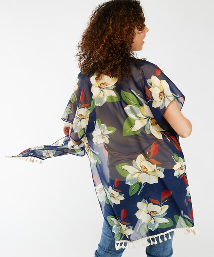floral kimono with tassels Image 3