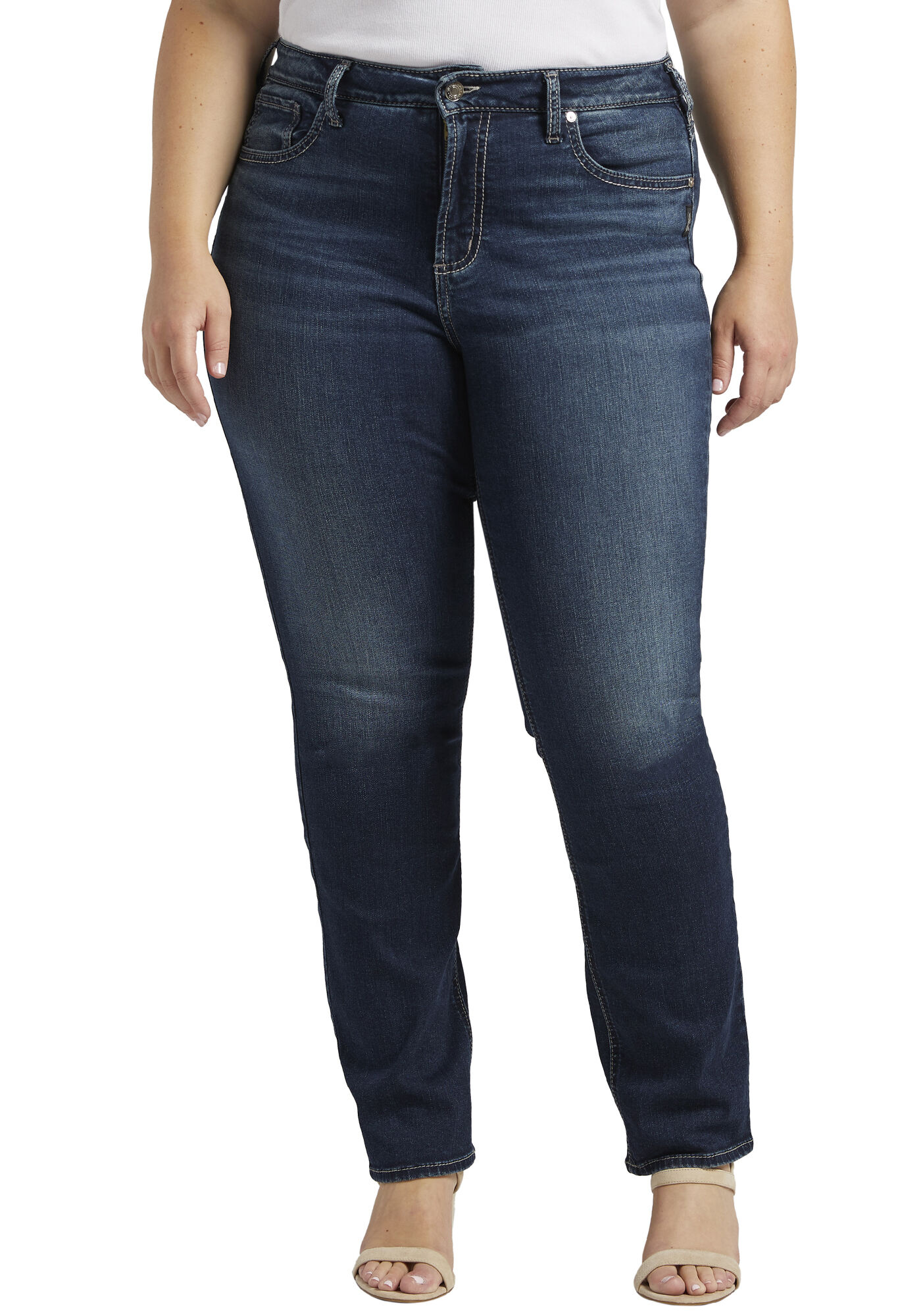 WB high rise avery straight leg jeans Image 1