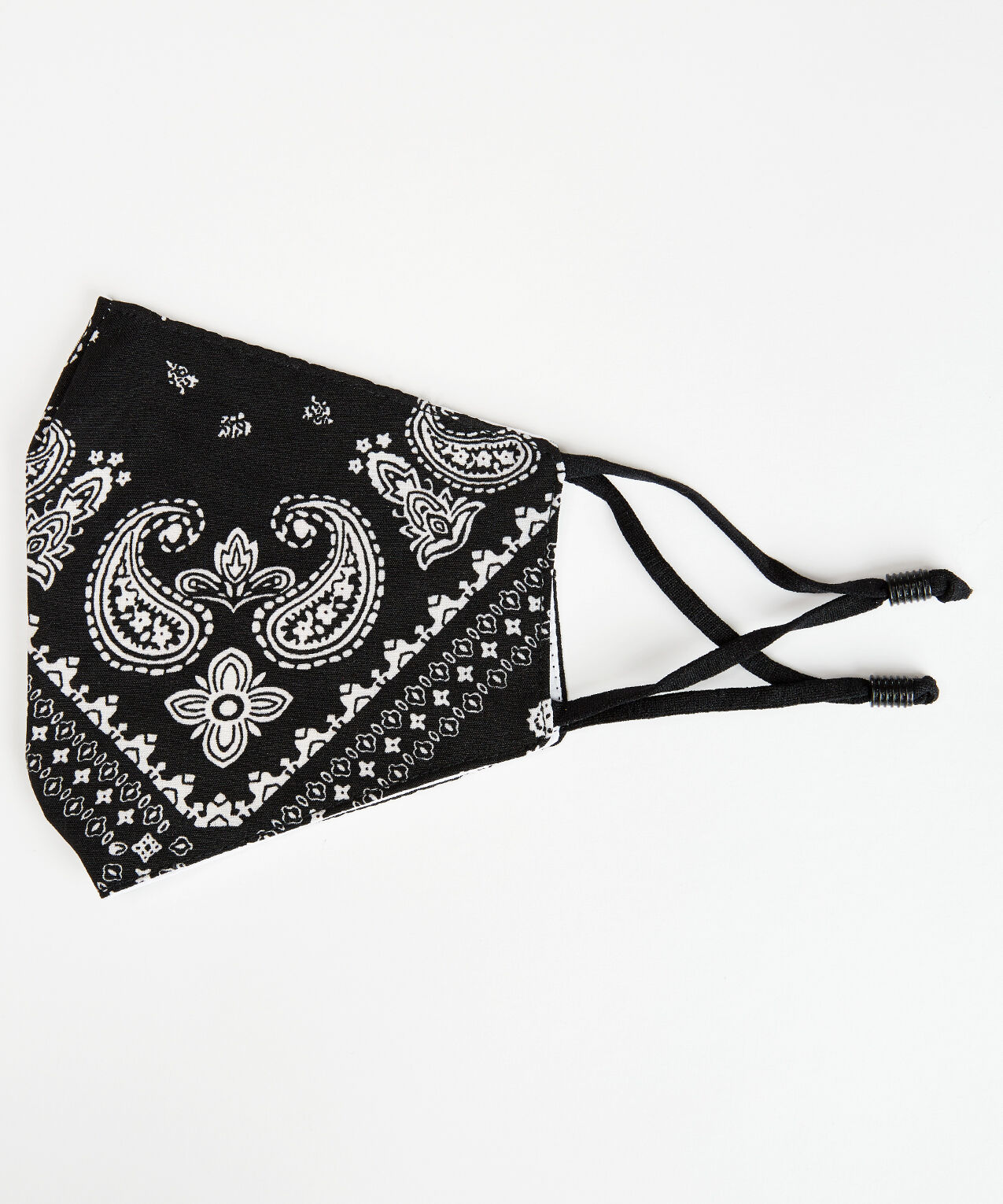 paisley print face mask Image 1