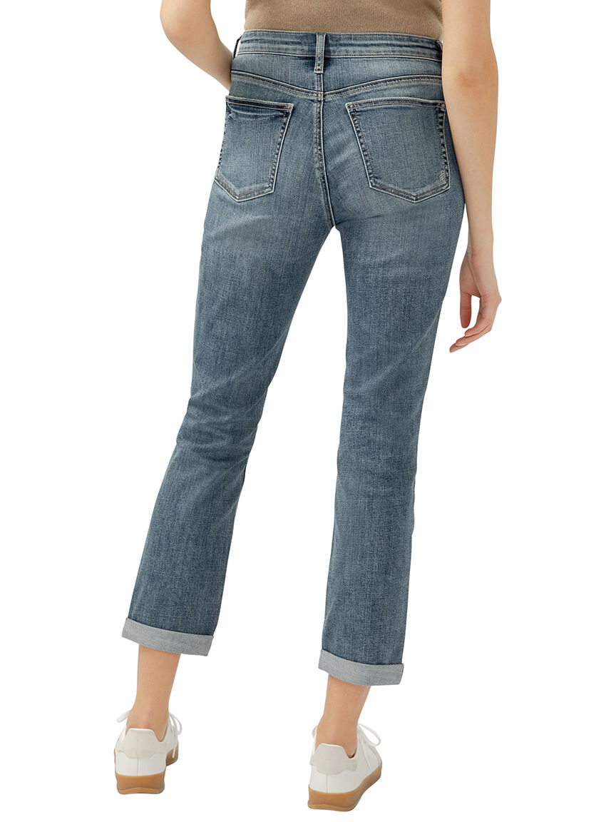 Beau High Rise Slim Leg Luxe Stretch Jeans