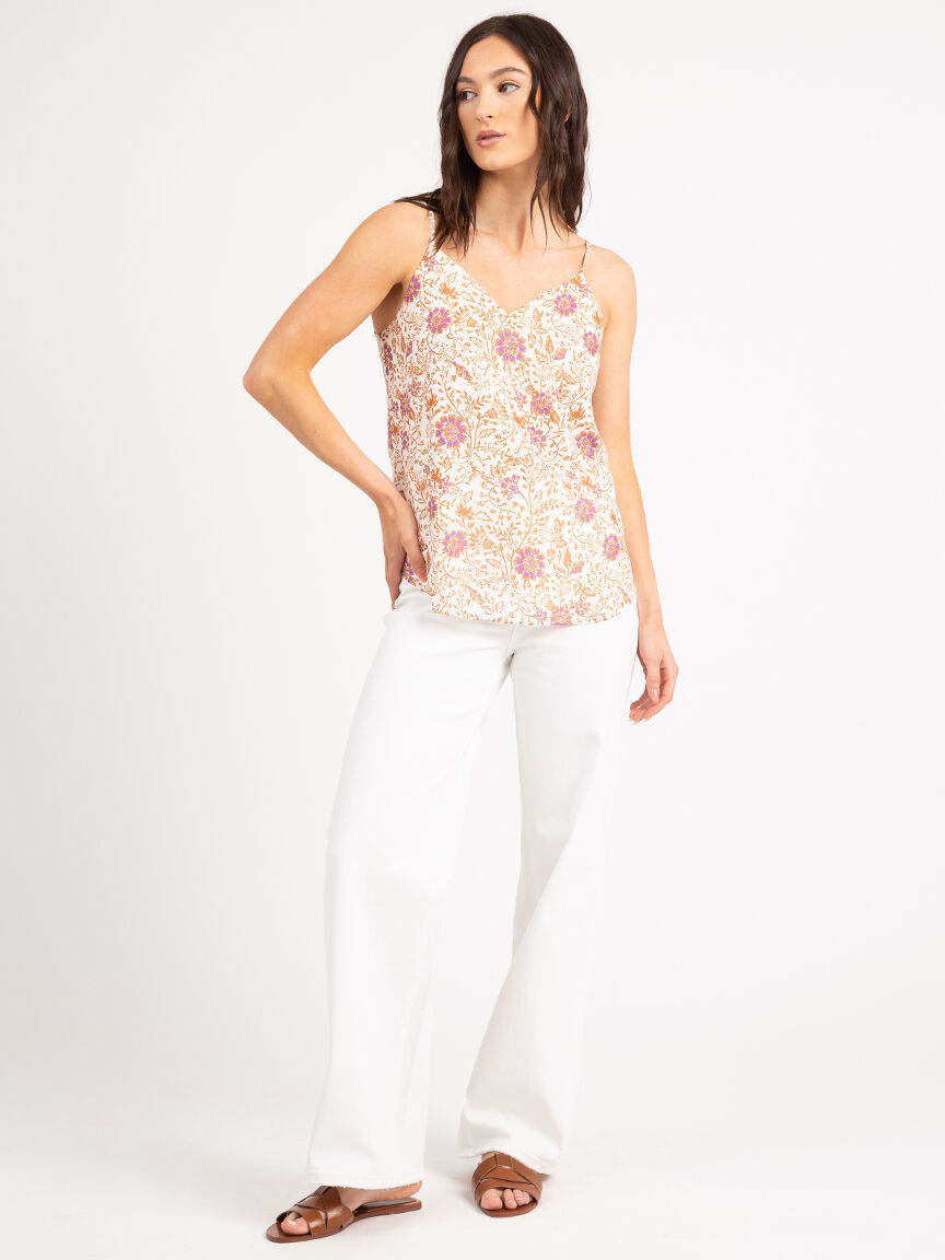 louise woven basic cami Image 4