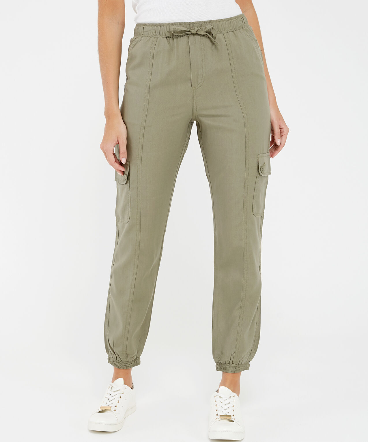 sandy soft cargo jogger sage Image 1
