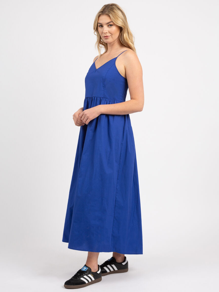 maybelle strappy vneck poplin maxi dress Image 2