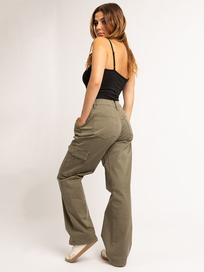 kara high rise wide leg cargo Image 6