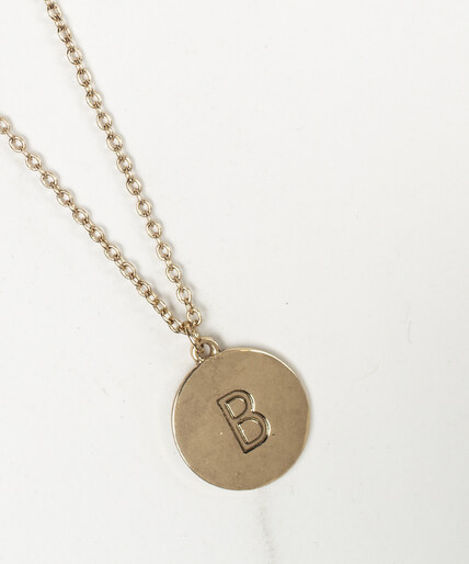 initial necklace - b Image 2