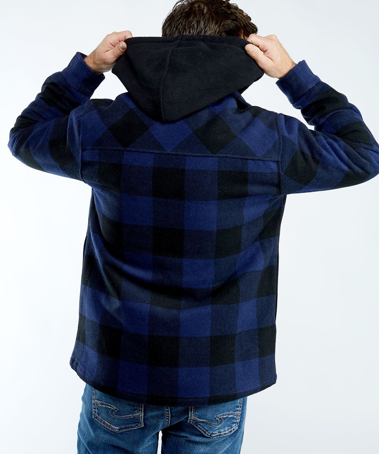  73mw180s - quilted shacket with hood Image 2