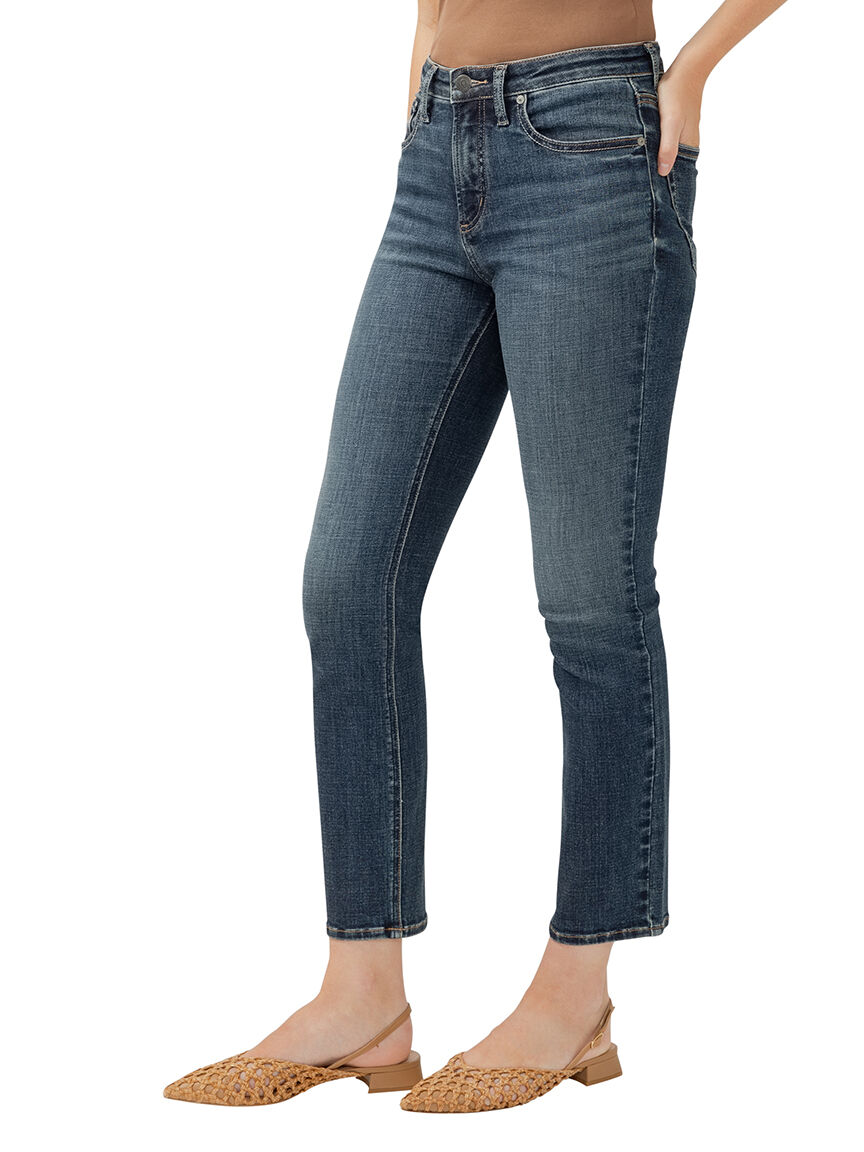 Most Wanted Mid Rise Ankle Straight Jeans