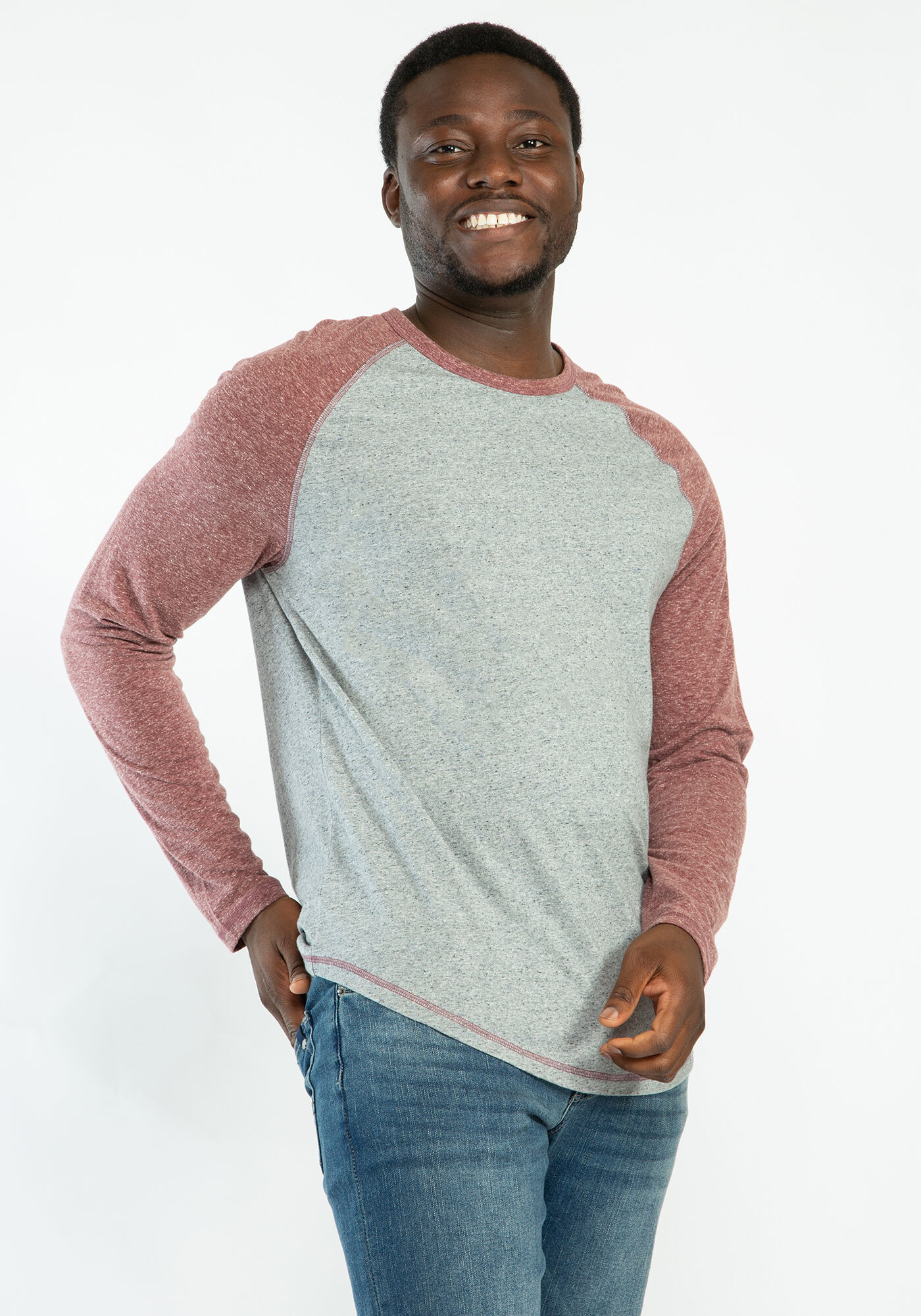 ellis snow wash baseball shirt Image 1