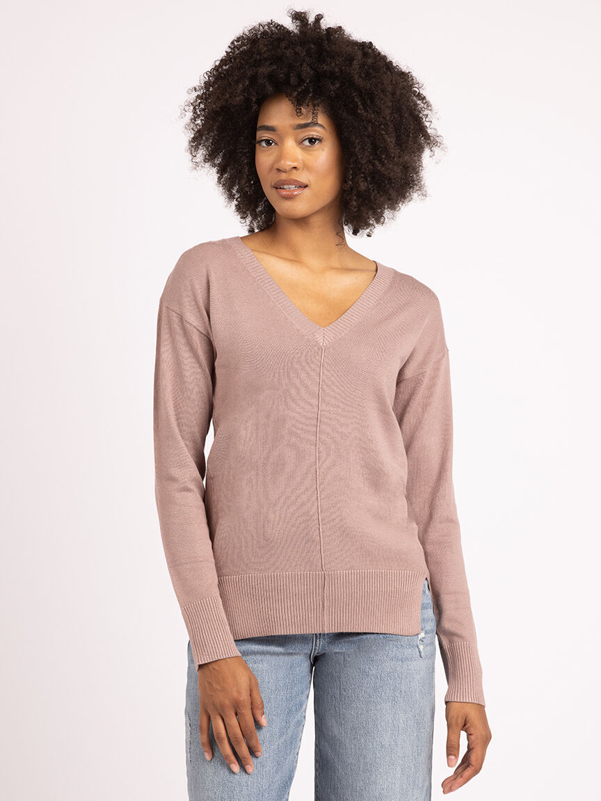 v neck sweater Image 1