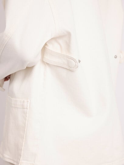 nevaeh chore jacket ecru nevaeh chore jacket ecru